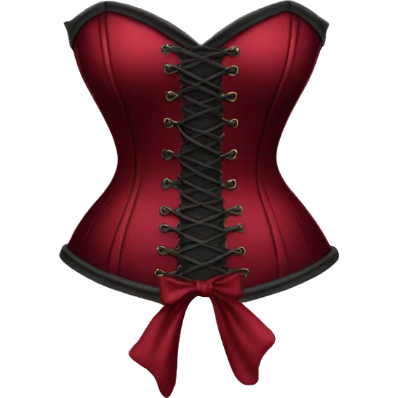 Red wine Corset  emoji