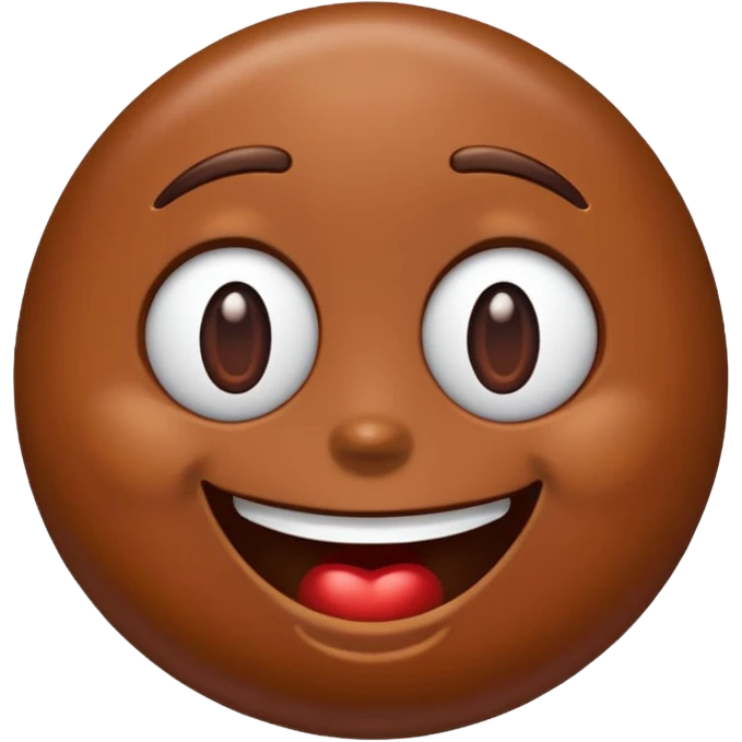 A happy m and m emoji