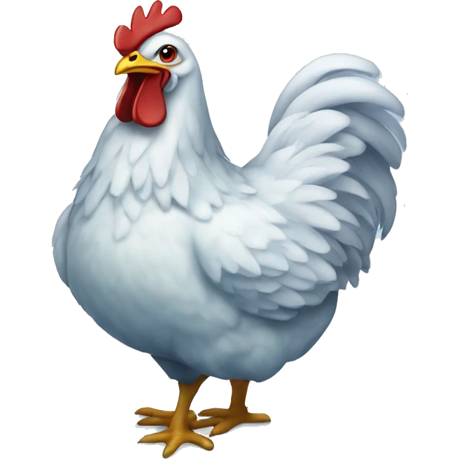 chiken on ice emoji