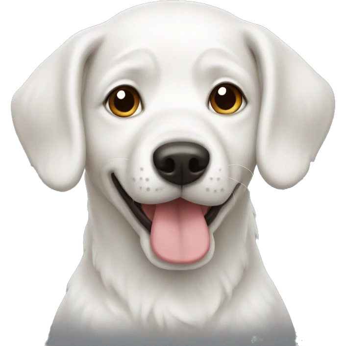 white dog  emoji