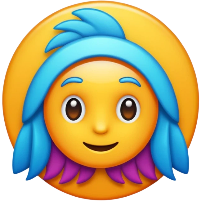 cartoon logo  emoji