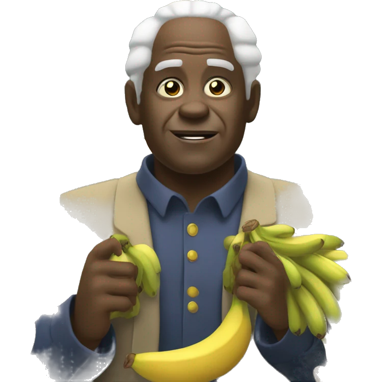 uncle ruckus picking bananas emoji
