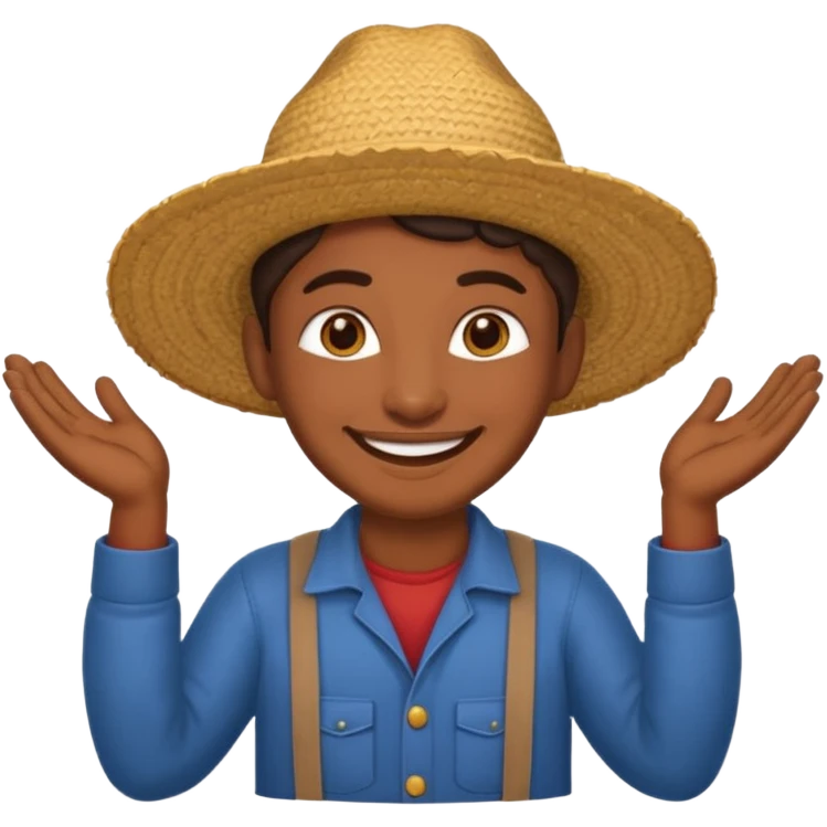 Namaste emoji sticker farmer  emoji