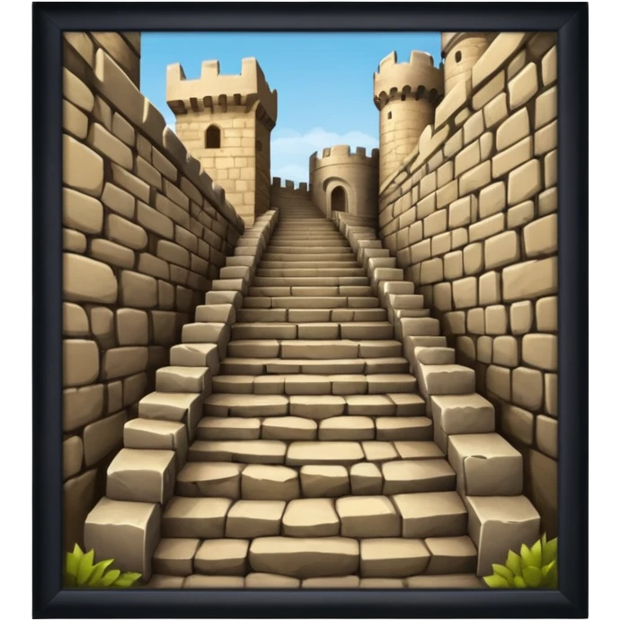 stairs castle  emoji
