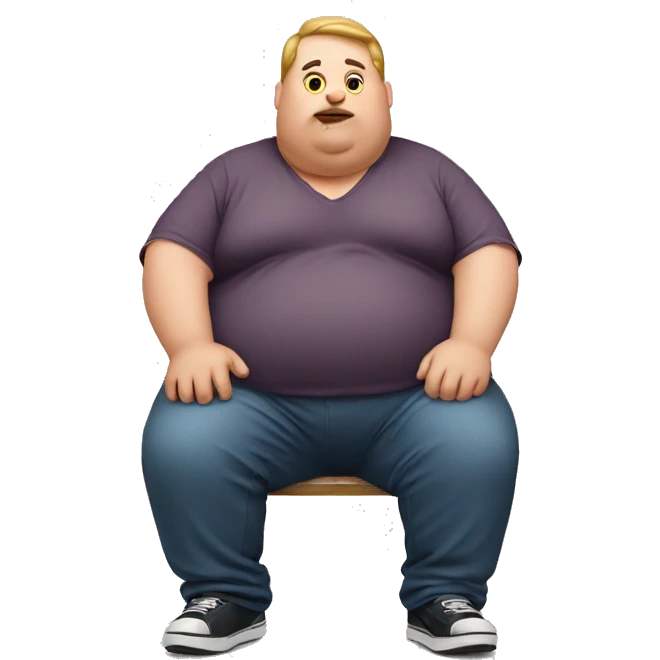 obese man emoji