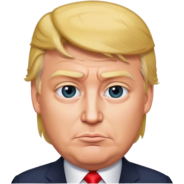 The photorealistic Trump emoji