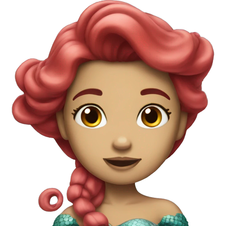 little mermaid emoji