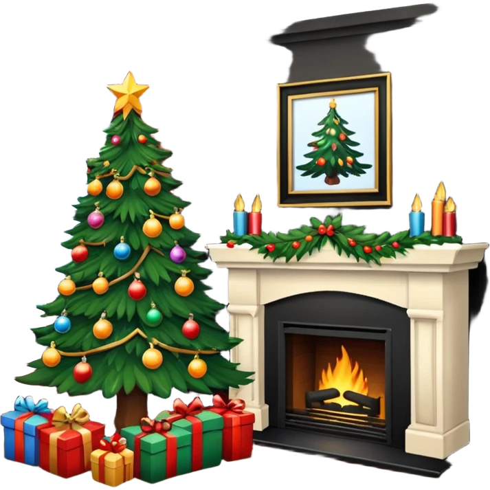 Christmas setting emoji