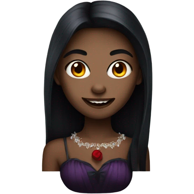 Pretty girl as a vampire  emoji