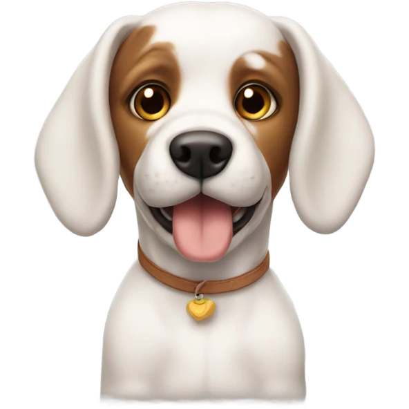 perro con orejas de conejo emoji