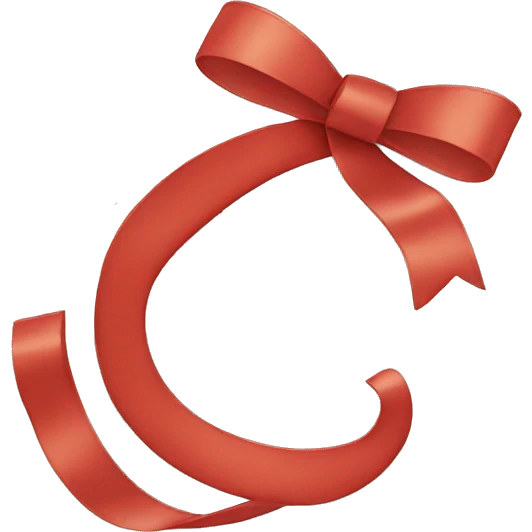 Letter c with ribbon on the side emoji