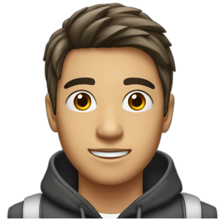 estudiante de 18 años confundido emoji