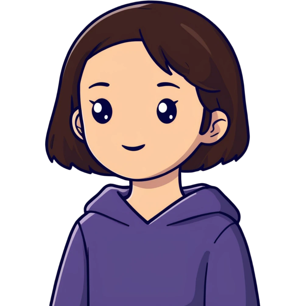 black girl with dark brown hair emoji