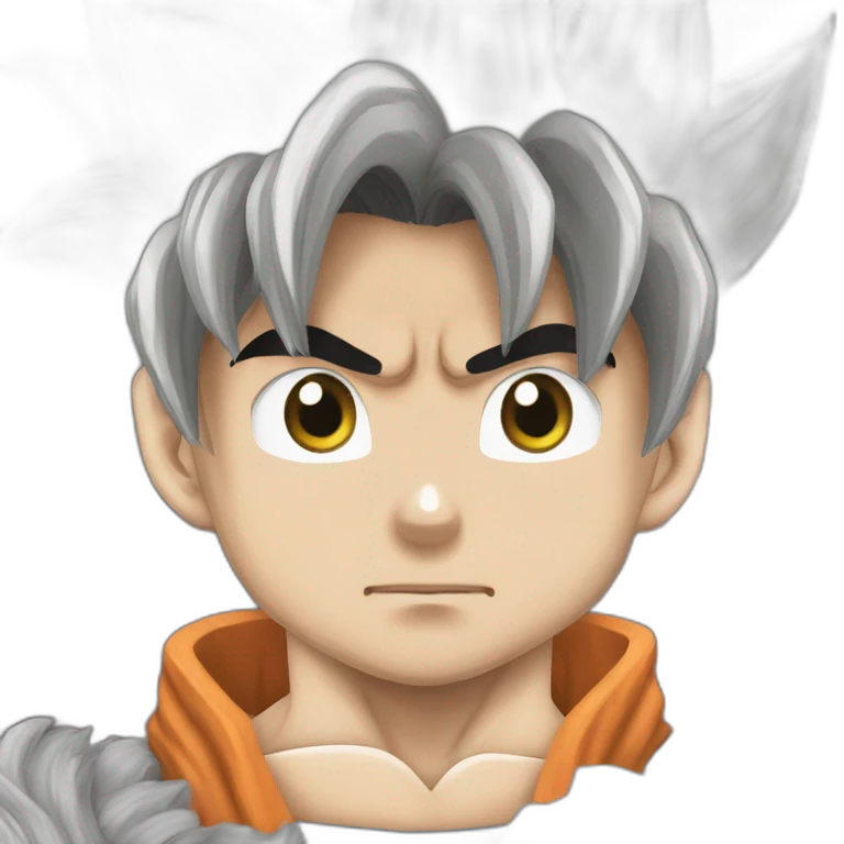 Son goku sur petit emoji