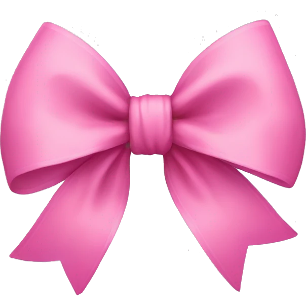Pink bow emoji