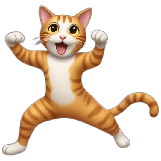 cat dancing emoji