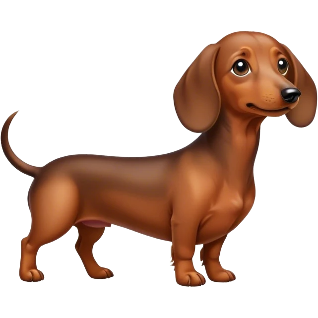 dachshund dog emoji