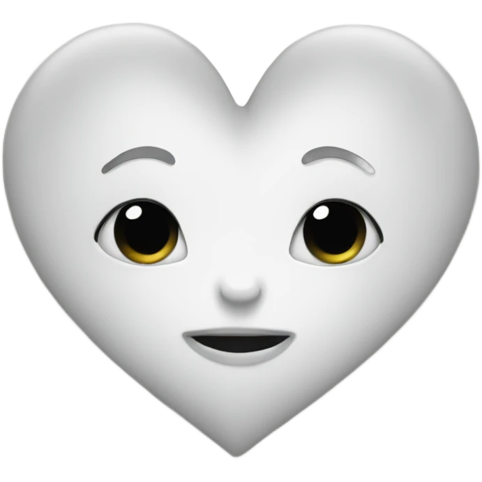 White heart emoji