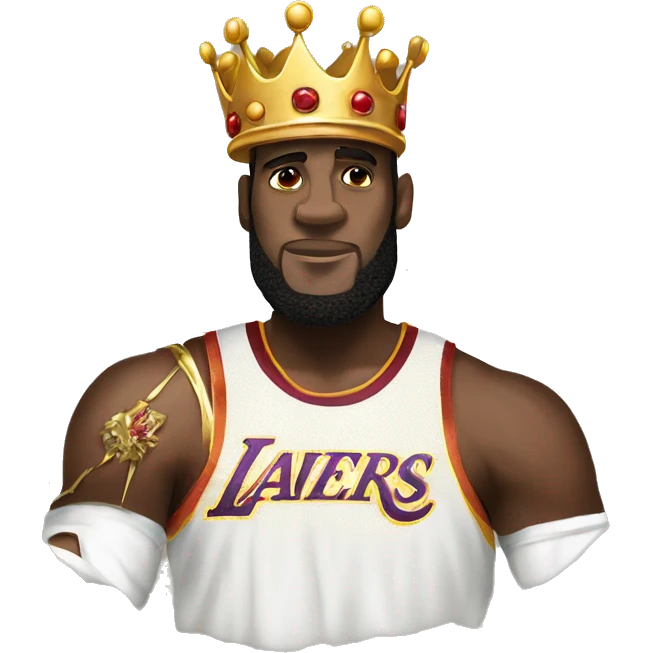 LeBron king crown emoji