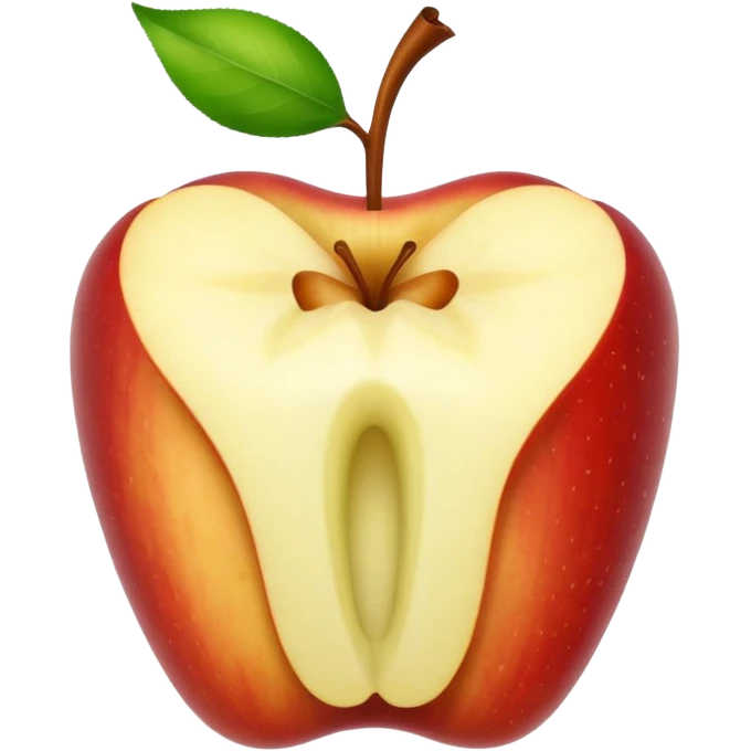 Apple core emoji
