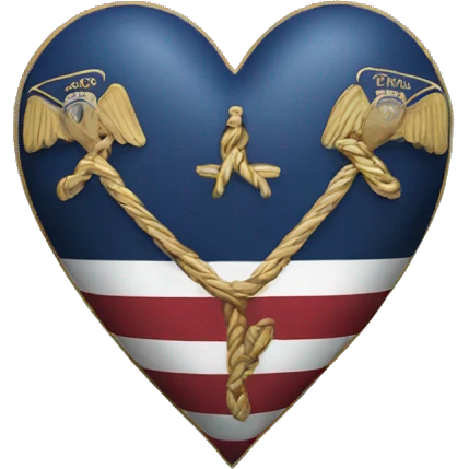 navy heart transfer to name "dua" emoji