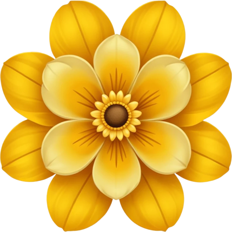 Golden petals  emoji