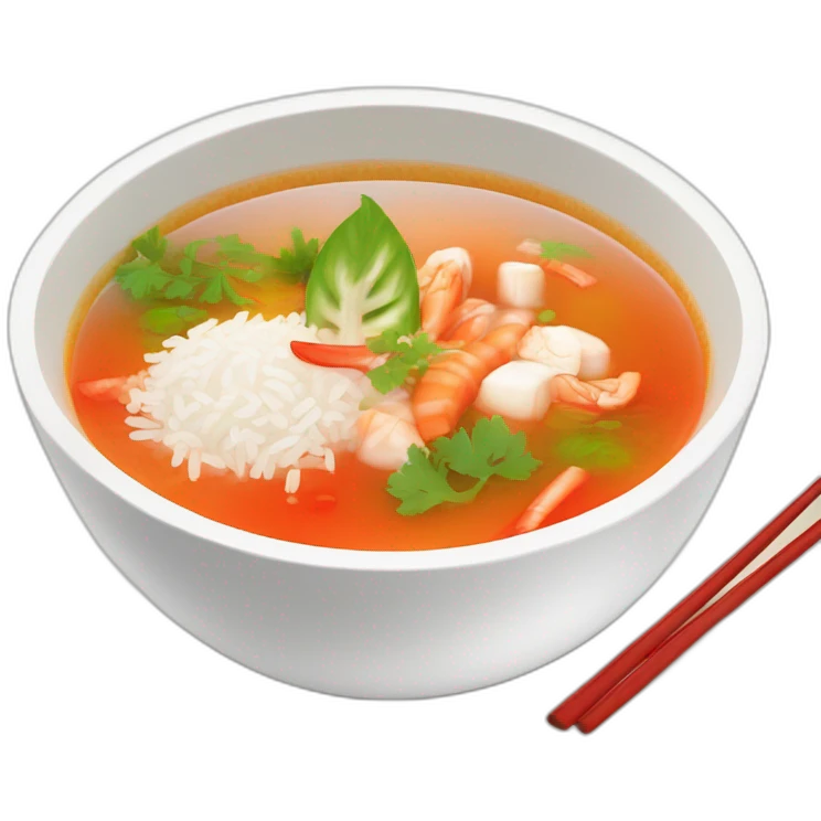 Tomyum-soup-with-rice emoji