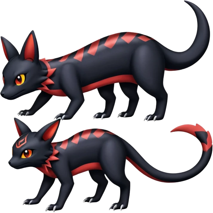 Salandit-Umbreon-Noibat-Litten-Hybrid (Full body) emoji