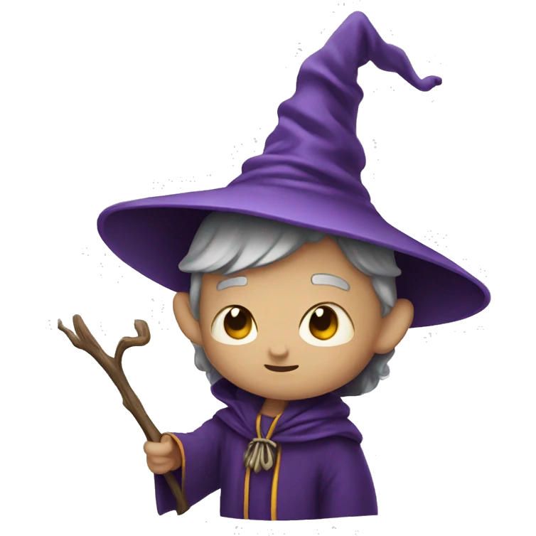 Cute wizard  emoji