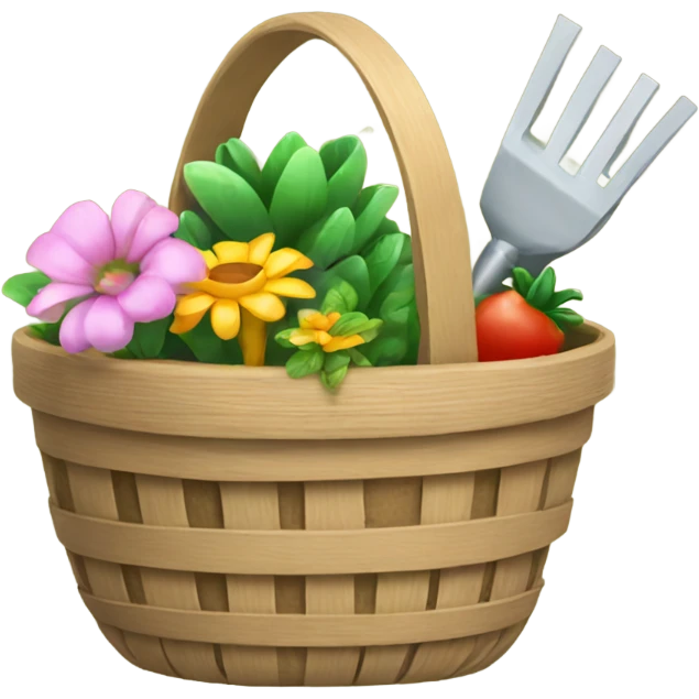 gardening basket emoji