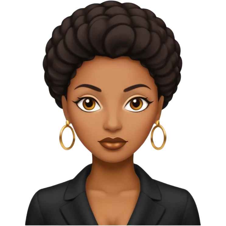 black skin mob wife emoji