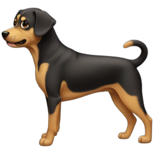 Two legged Dog emoji