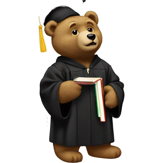 Graduation bear from Kanye’s album graduation  emoji