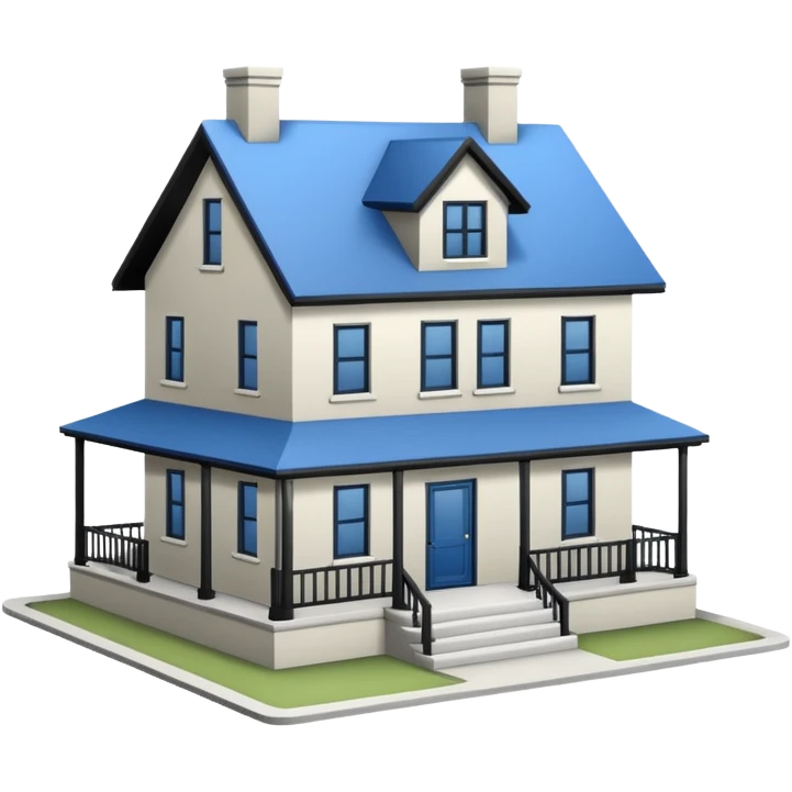 blueprint of house emoji