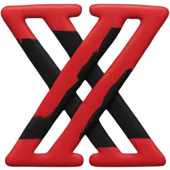 A red circle with an X in the middle emoji