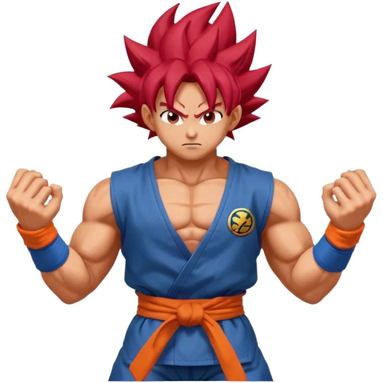 Goku super saiyan god emoji