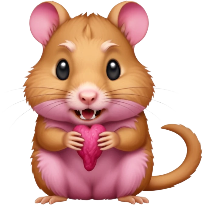 a Rabid Gerbil begging for food emoji