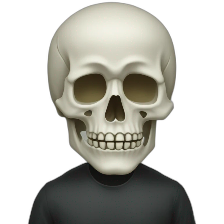 Tête de mort emoji