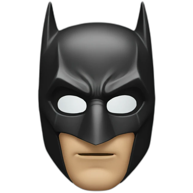Batman mask emoji