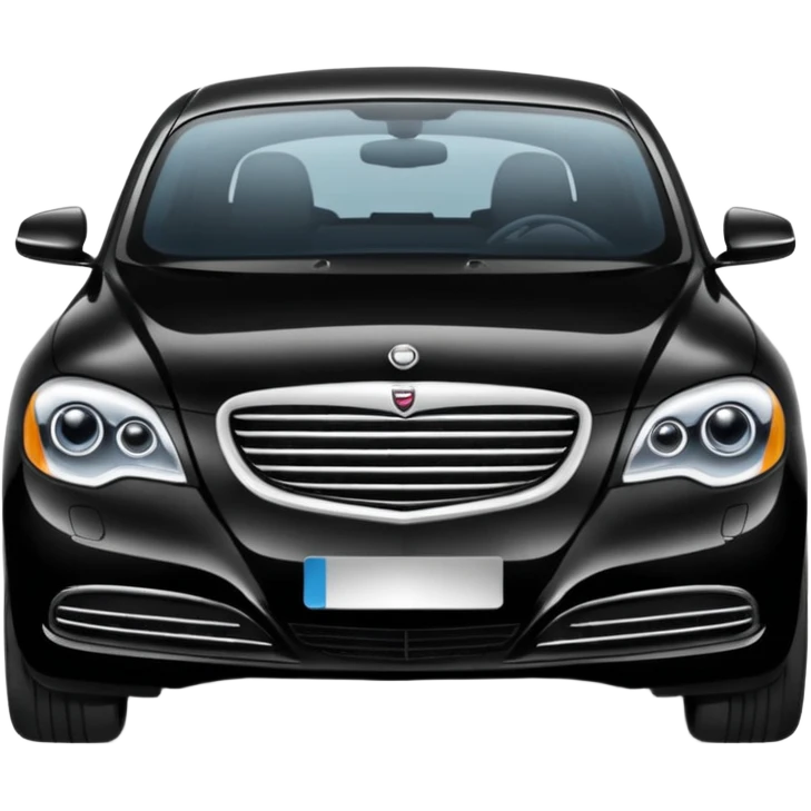 Crée-moi une voiture noire, berline, très classe La voiture  en long 2025classe S que d’un côté  emoji