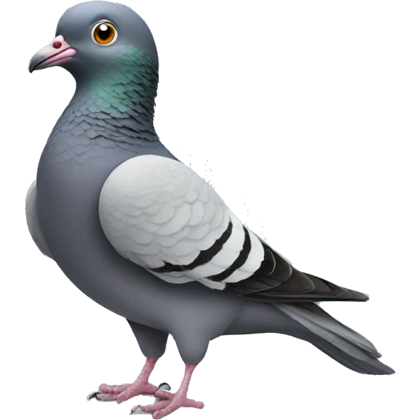 confused pigeon emoji