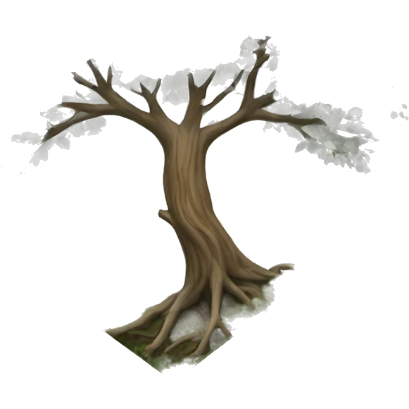 Heart white and tree emoji