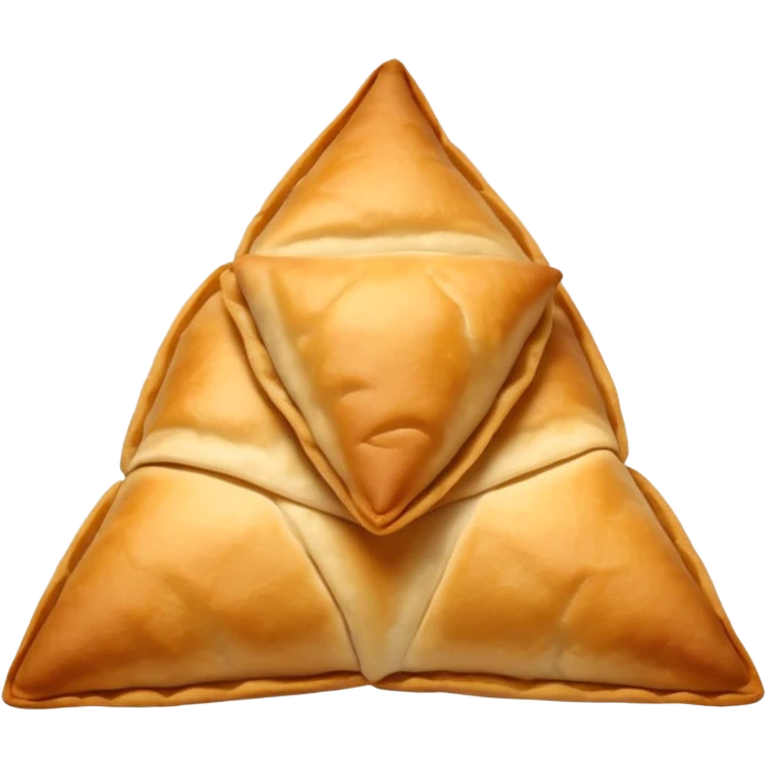 Crispy Handmade Samosa Brand Logo emoji
