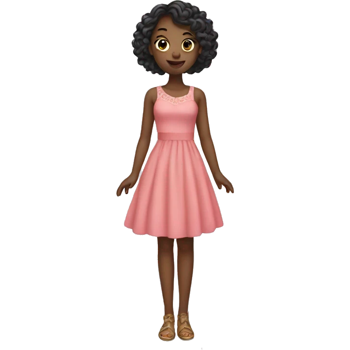 girl in a dress  emoji