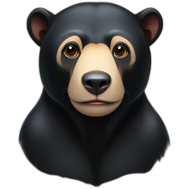 Malayan Sun Bear emoji