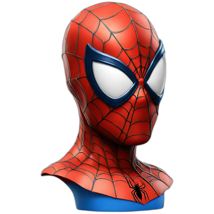 spiderman bust emoji
