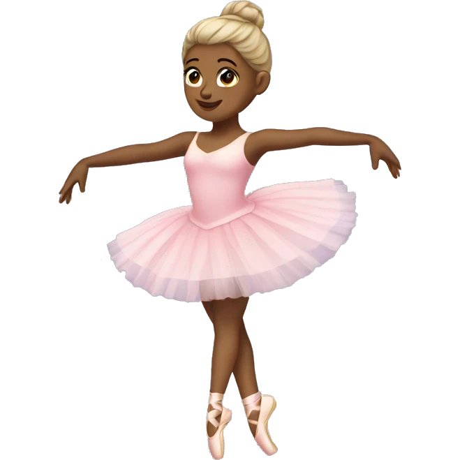 ballerina on pointe emoji