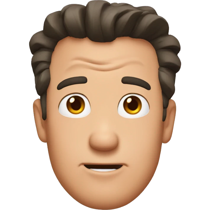 Chandler Bing face emoji