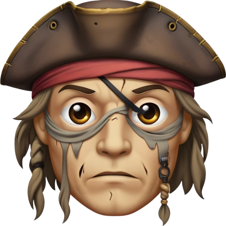 pirate with both eyes covered emoji