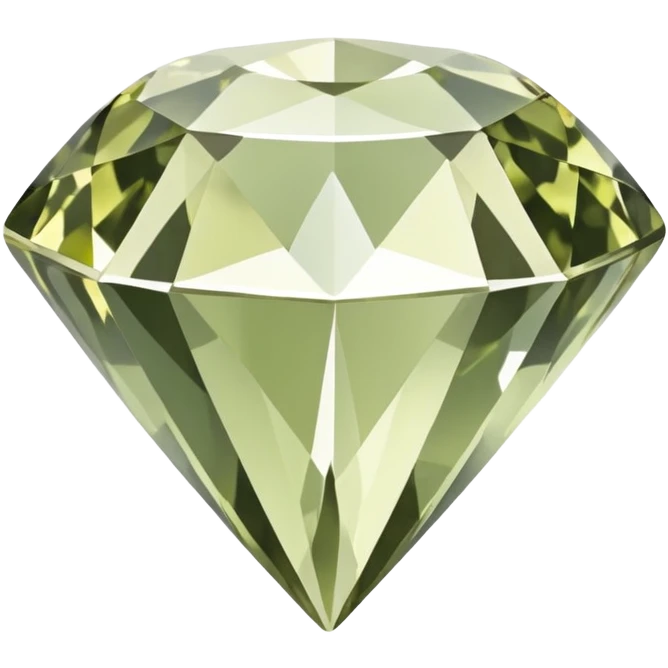 pastel olive diamond emoji